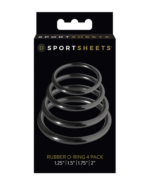 Sportsheets Rubber O-Ring - 4 Pack