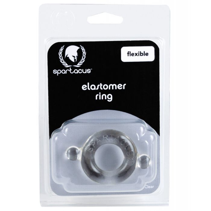 Spartacus Elastomer Cock Ring - Clear