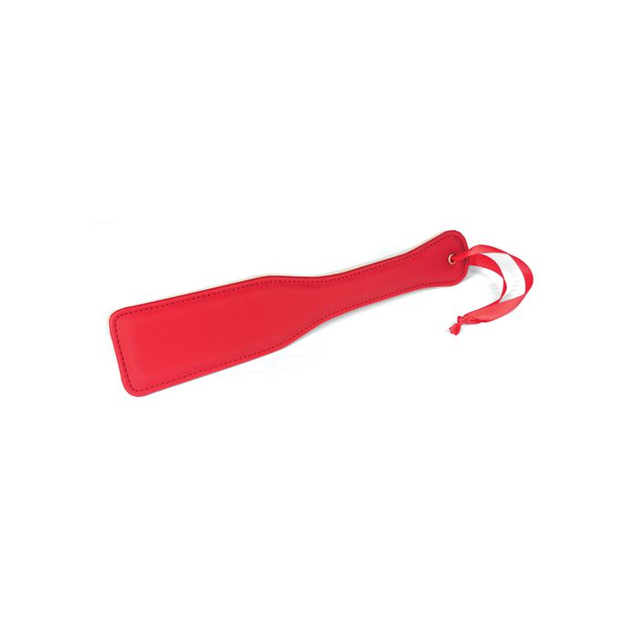 Spartacus PU Paddle w/Reverse Plush - Red