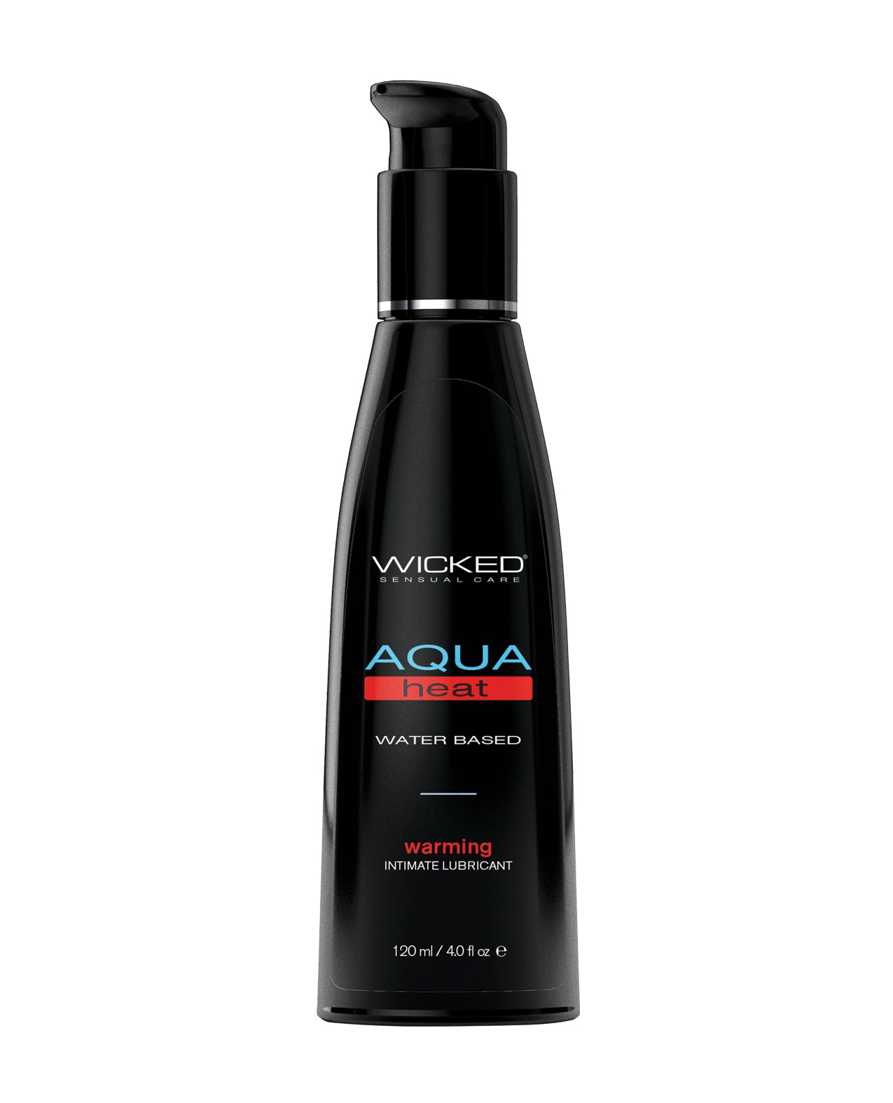 Wicked Sensual Care Aqua Heat Warming Water Based Lubricant - 4 oz