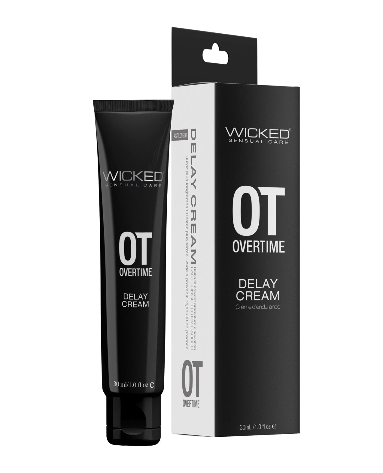 Wicked Sensual Care Overtime Delay Cream/Prolonger For Men - 1 oz