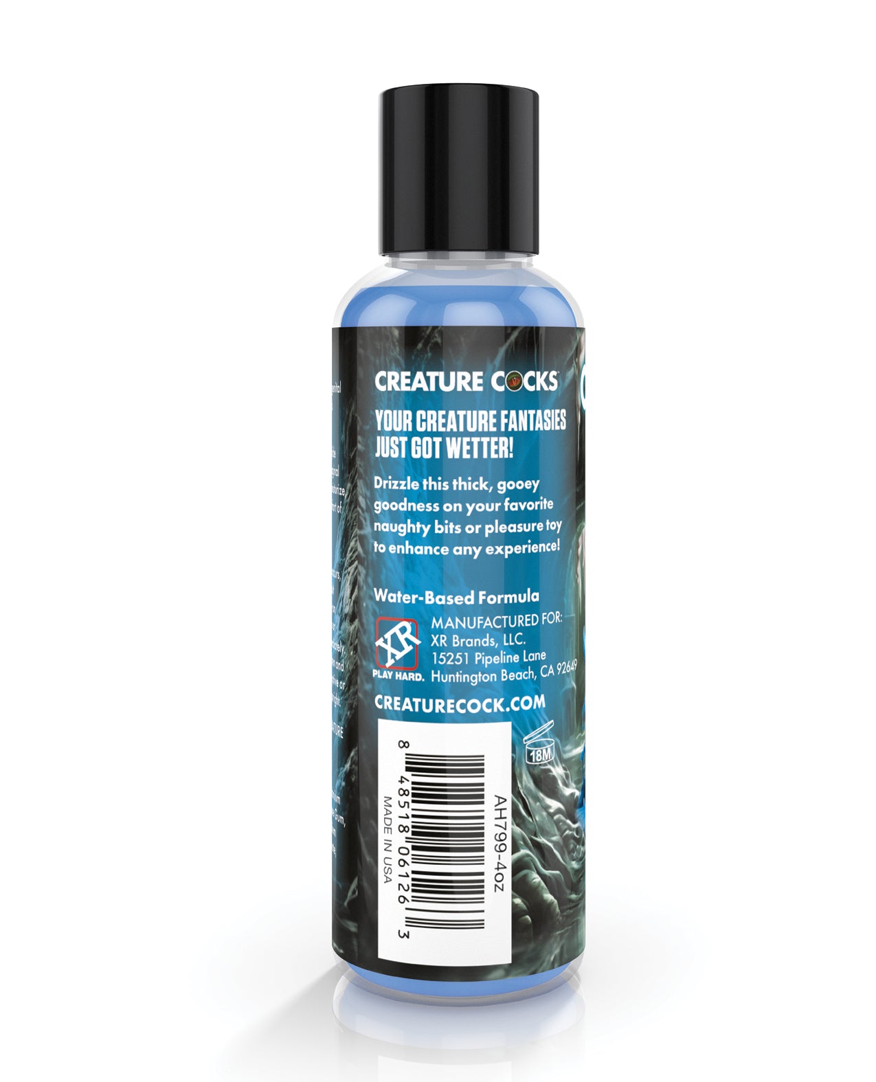 Creature Cocks - Creature Cum Blue Water-Based Lubricant 4 oz