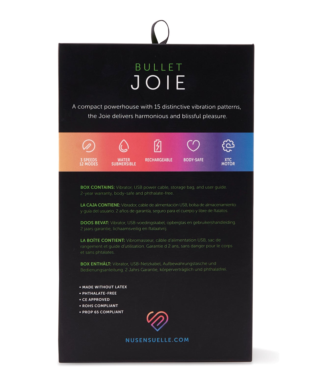 Nu Sensuelle Joie Bullet 15 Function - Blue