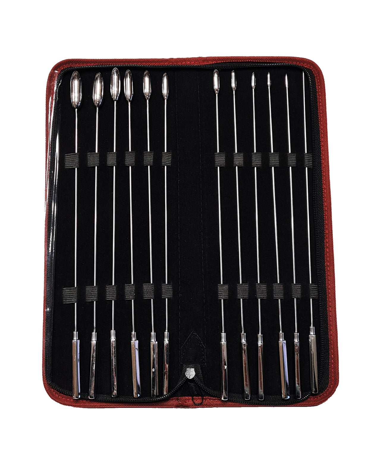 Rouge Stainless Steel Rosebud Dilator Set - Set of 12