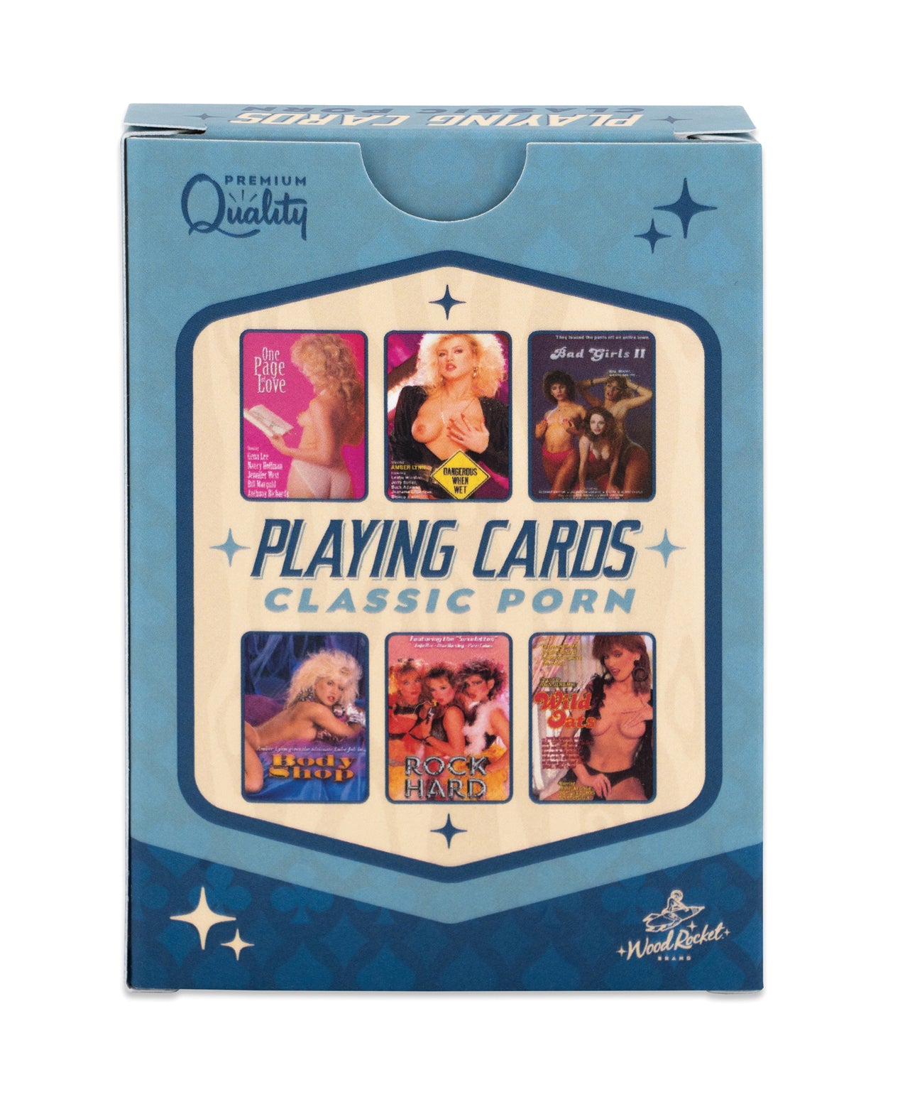 Wood Rocket Classic Porn Playing Cards