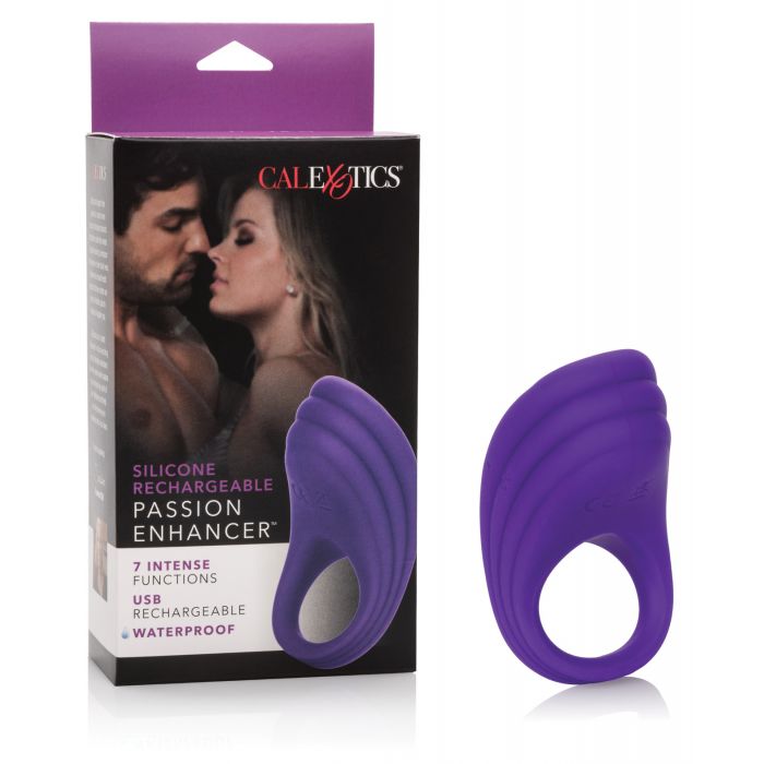 Silicone Rechargeable Passion Enhancer - Purple