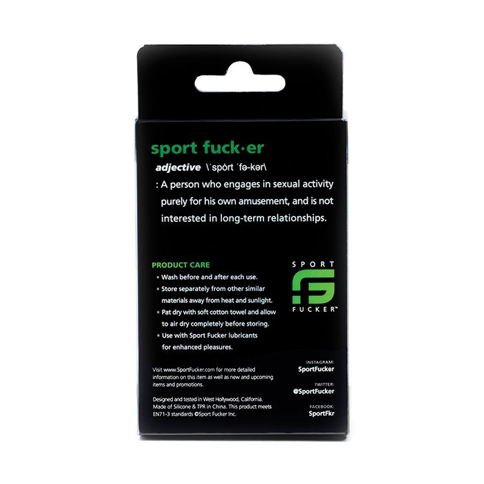 Sport Fucker Cum Plug Kit - Black