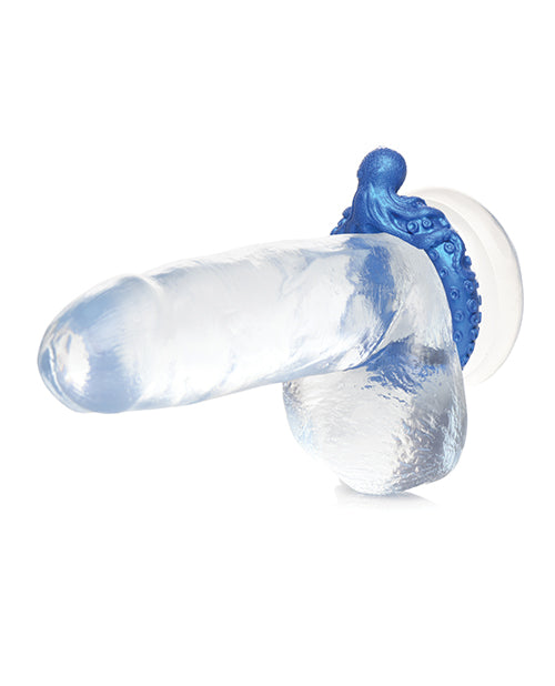 Creature Cocks Poseidon's Octo Silicone Cock Ring - Blue