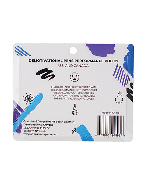 Wood Rocket Demotivational Pens - 5 Pack