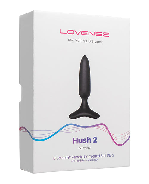 Lovense Hush 2 Butt Plug - Black