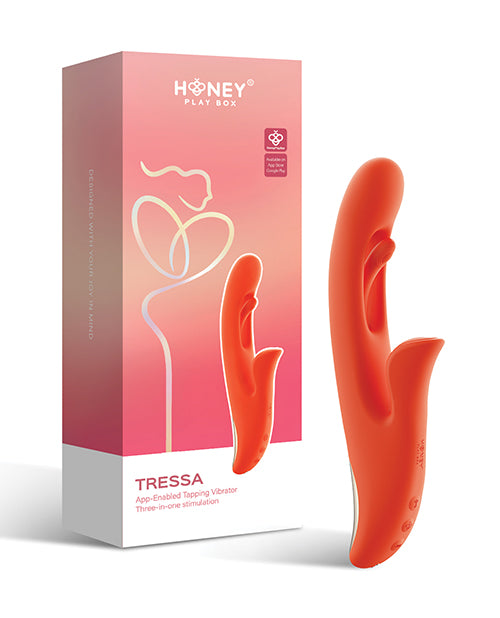 Honey Play Box Tressa App-Enabled Tapping Vibrator