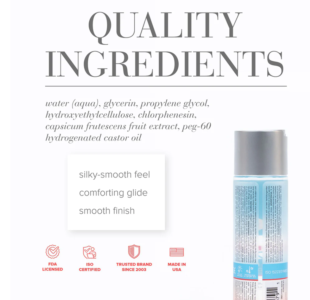 JO H2O Warming Water-Based Lubricant 4 oz.