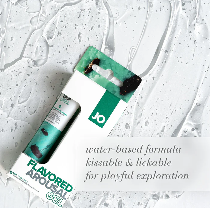 JO Mint Chip Chill Flavored Arousal Gel 0.34 oz.
