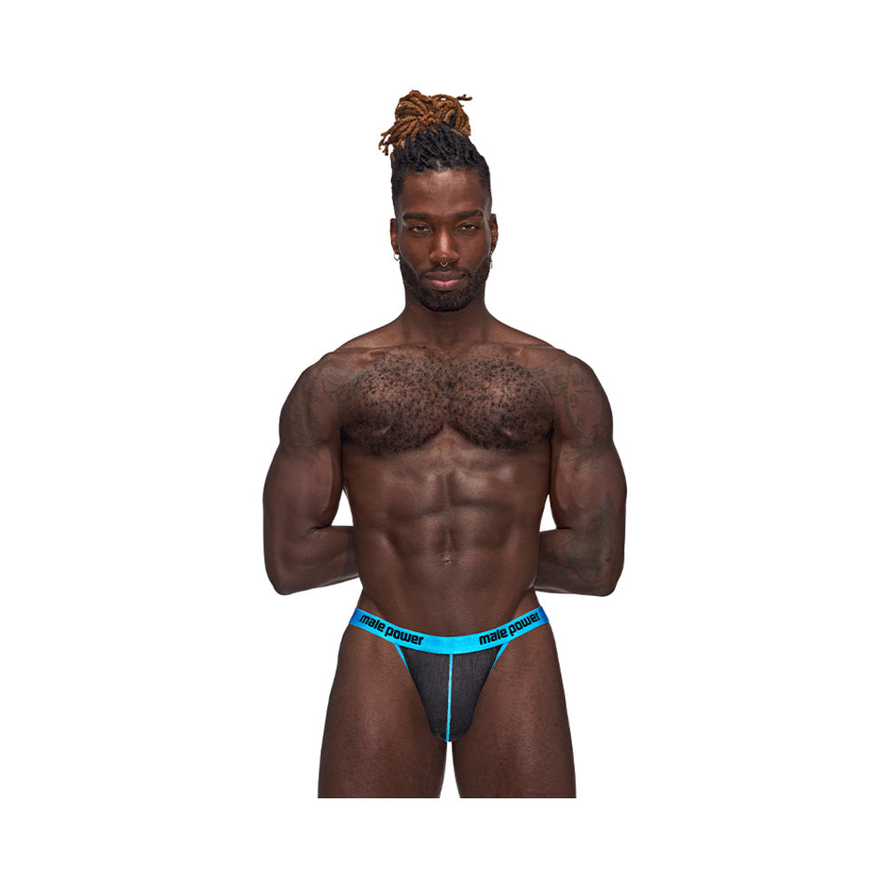 Male Power Casanova Uplift Thong Black S/M