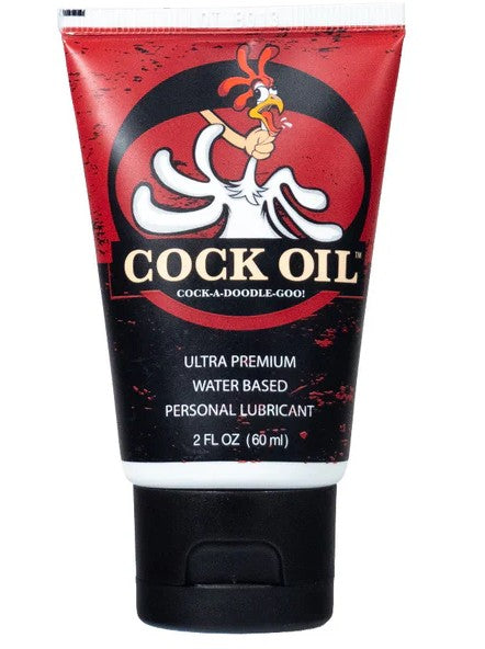 Cock Oil Water-Based Lubricant Squeeze Tube 2oz