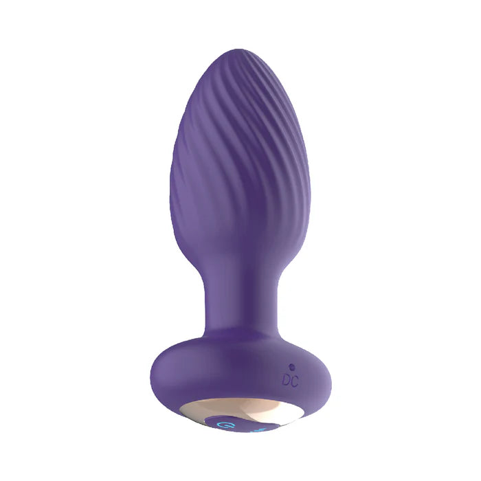 The Royale Rotating Anal Plug Purple
