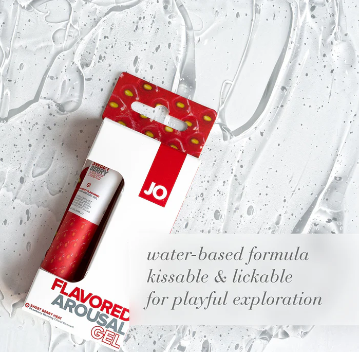 JO Sweet Berry Heat Flavored Arousal Gel 0.34 oz.