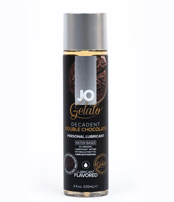 JO Gelato Decadent Double Chocolate Flavored Water-Based Lubricant 4 oz.