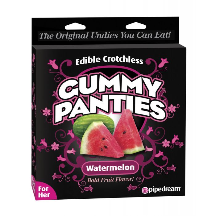 Edible Crotchless Gummy Panty - Watermelon