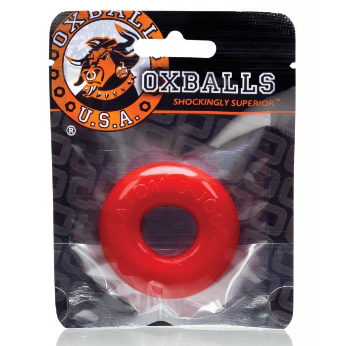 Oxballs DO-NUT-2 Cock Ring - Red