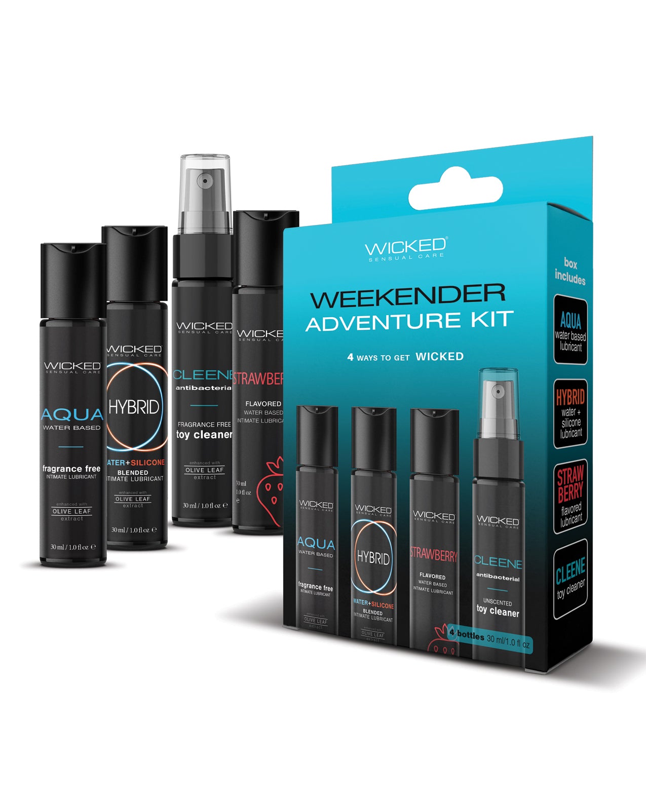 Wicked Sensual Care Weekender Kit - 1 oz Bottles