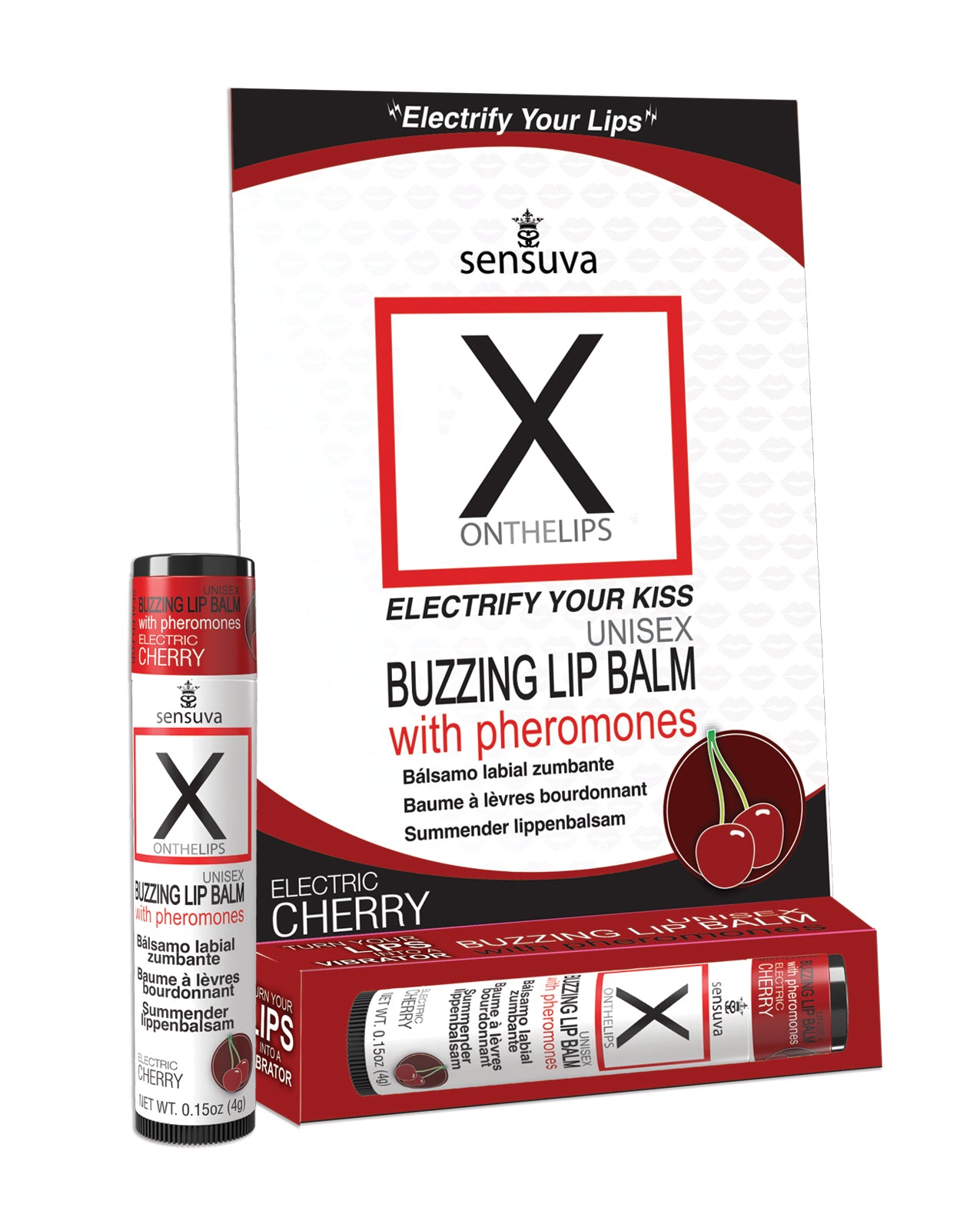Sensuva X on the Lips w/Pheromones - Cherry