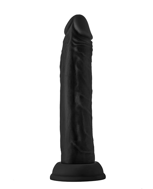 Shaft Model J Flexskin Liquid Silicone 7.5" Dong - Black