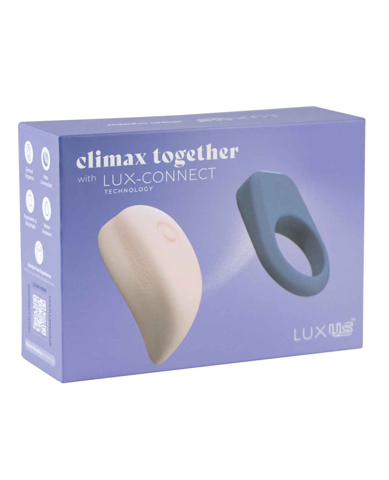 Kiiroo Luxus Couples Cock Ring Combo - Blue