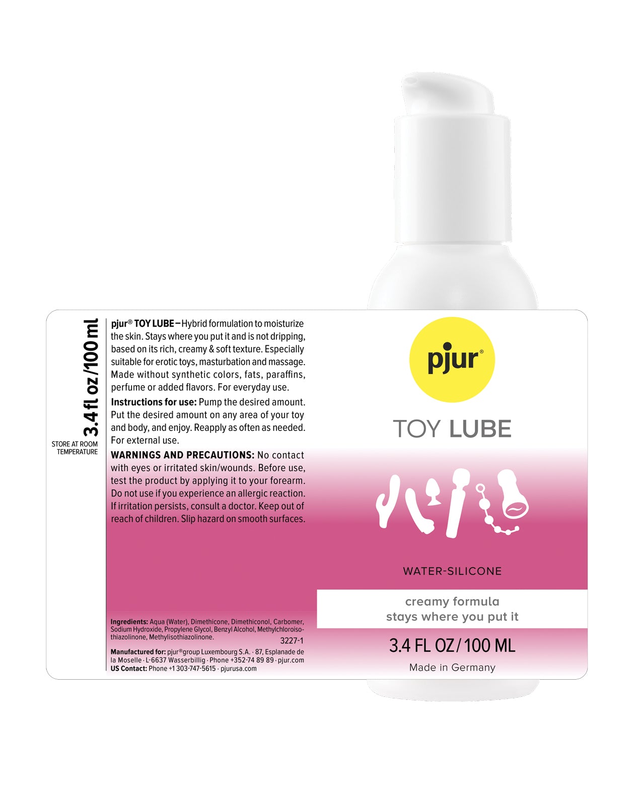 Pjur Toy Lube Hybrid - 100 ml Bottle