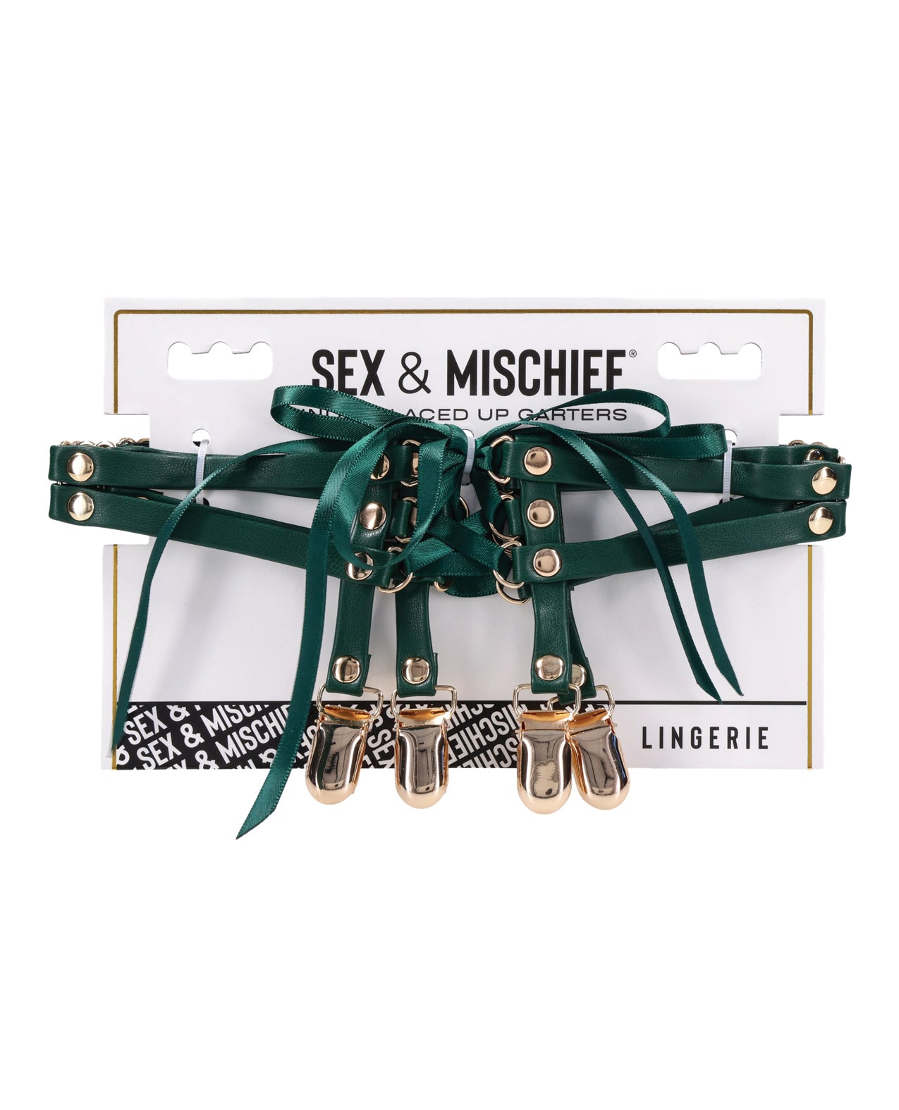 Sex & Mischief Indica Laced Up Garters
