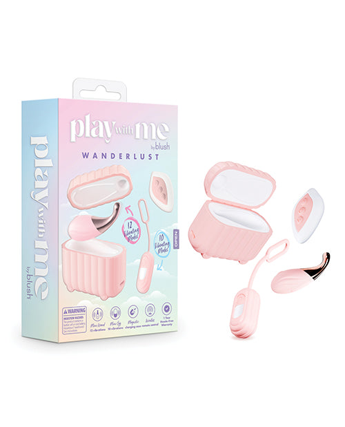 Blush Play With Me Wanderlust 4 Piece Vibrator Set - Pink