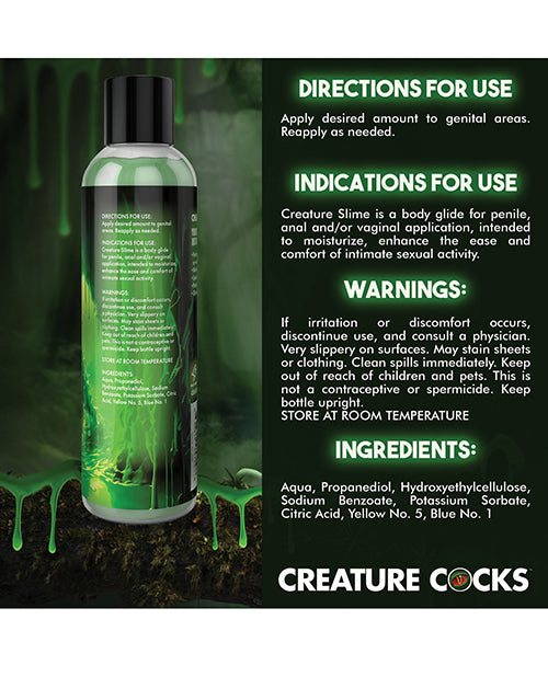 Creature Cocks - Creature Slime Green Slime Water-Based Lubricant 8oz