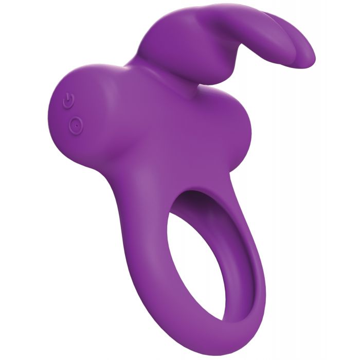 VeDO Frisky Bunny Rechargeable Vibrating Ring - Perfectly Purple