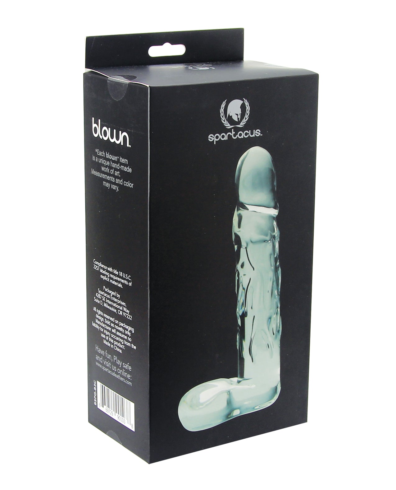 Blown Realistic Glass Large - Clear