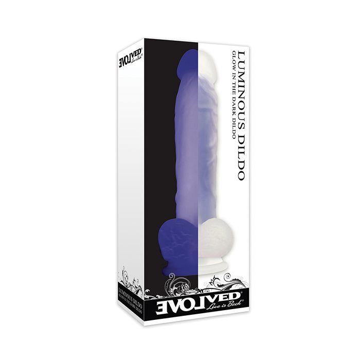 Evolved Luminous Dildo Non Vibrating - Purple
