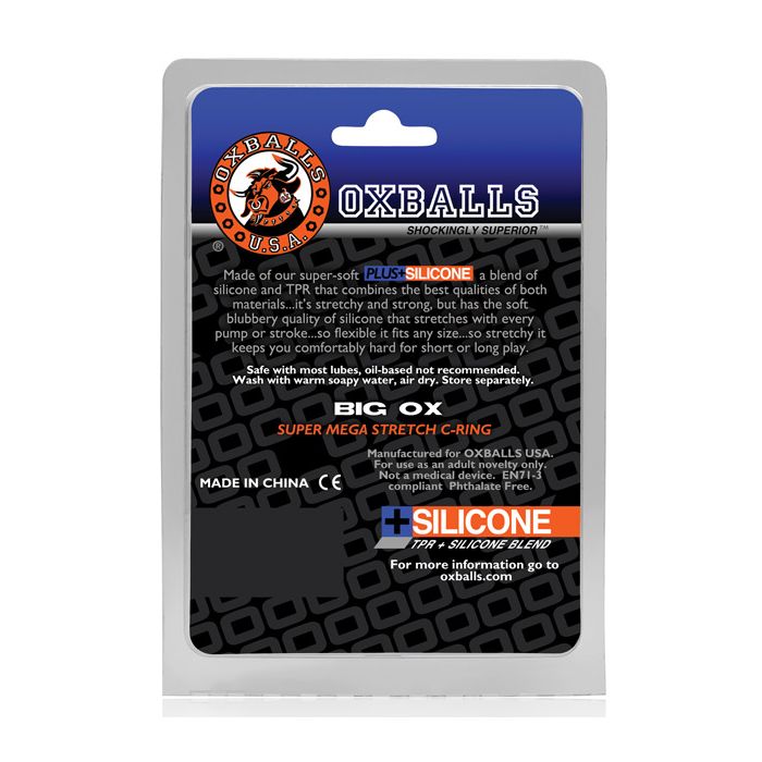 Oxballs Big Ox Cockring - Black Ice