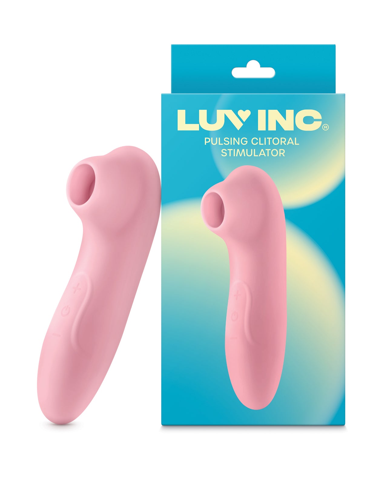 Luv Inc. Pulsing Clitoral Stimulator - Light Pink
