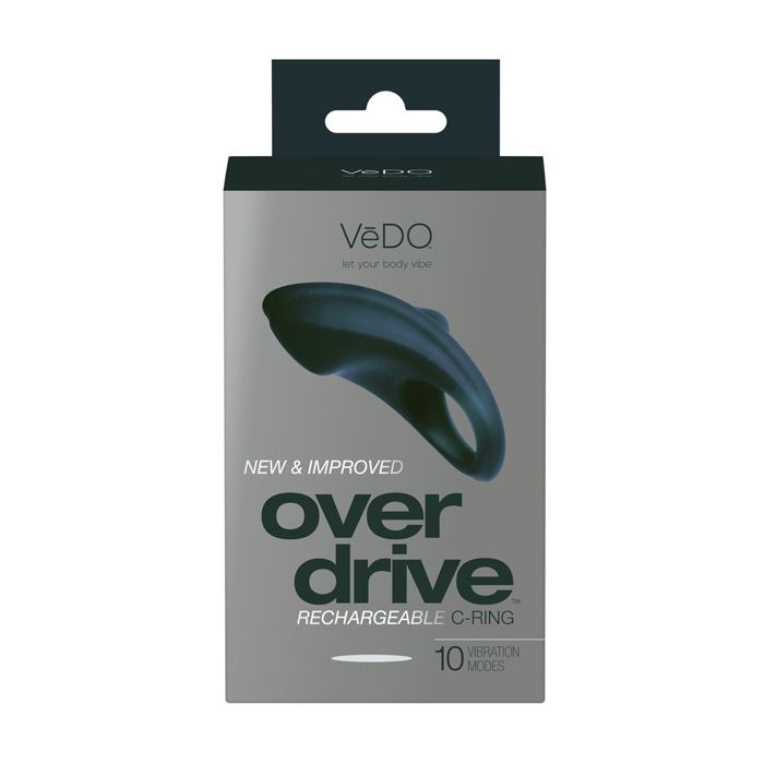 VeDO Overdrive Plus Rechargeable C Ring - Just Black