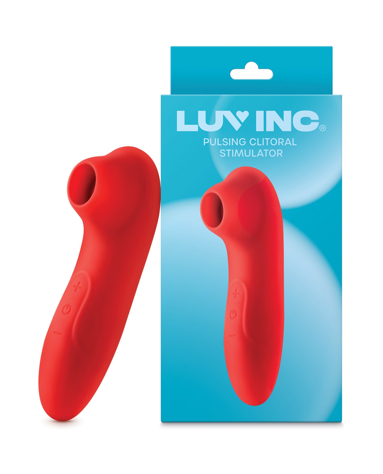 Luv Inc. Pulsing Clitoral Stimulator - Red