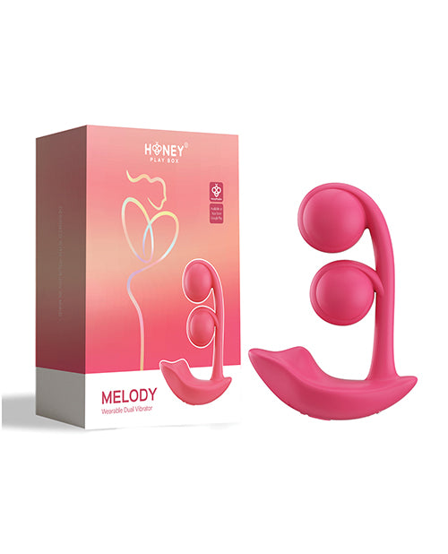 Melody Twin Balls Clit & G-Spot Vibrator - Pink