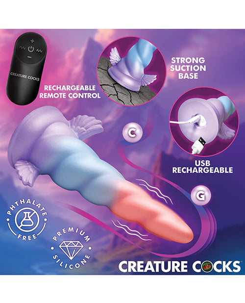 Creature Cocks - Deluxe Dream Rider Vibrating Unicorn Silicone Dildo