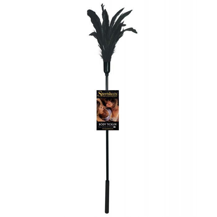 Sportsheets Body Tickler Starburst Feather - Black