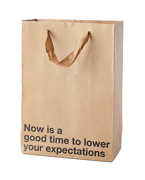 Now Is a Good Time to Lower Your Expectation Gift Bag - Pack of 3