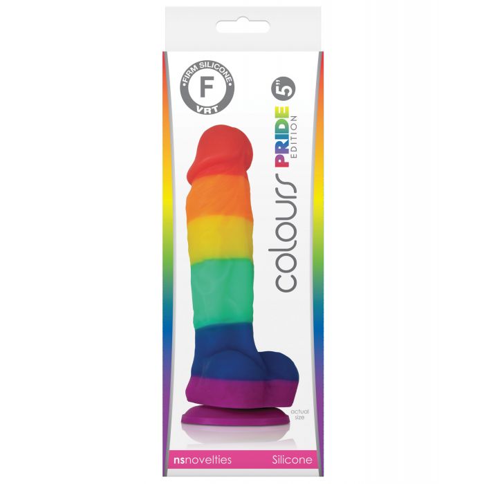 Colours Pride Edition 5" Dong w/Suction Cup