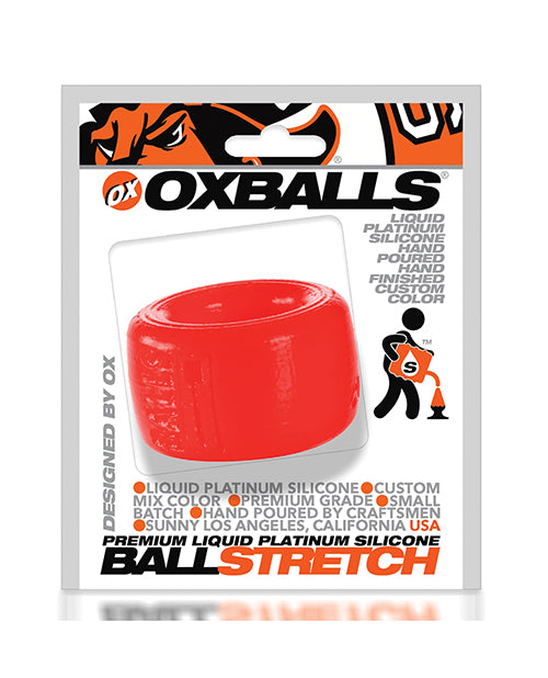 Oxballs Silicone Balls-T Ball Stretcher - Red