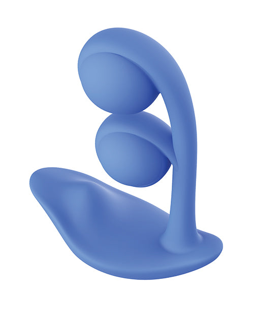 Melody Twin Balls Clit & G-Spot Vibrator - Blue