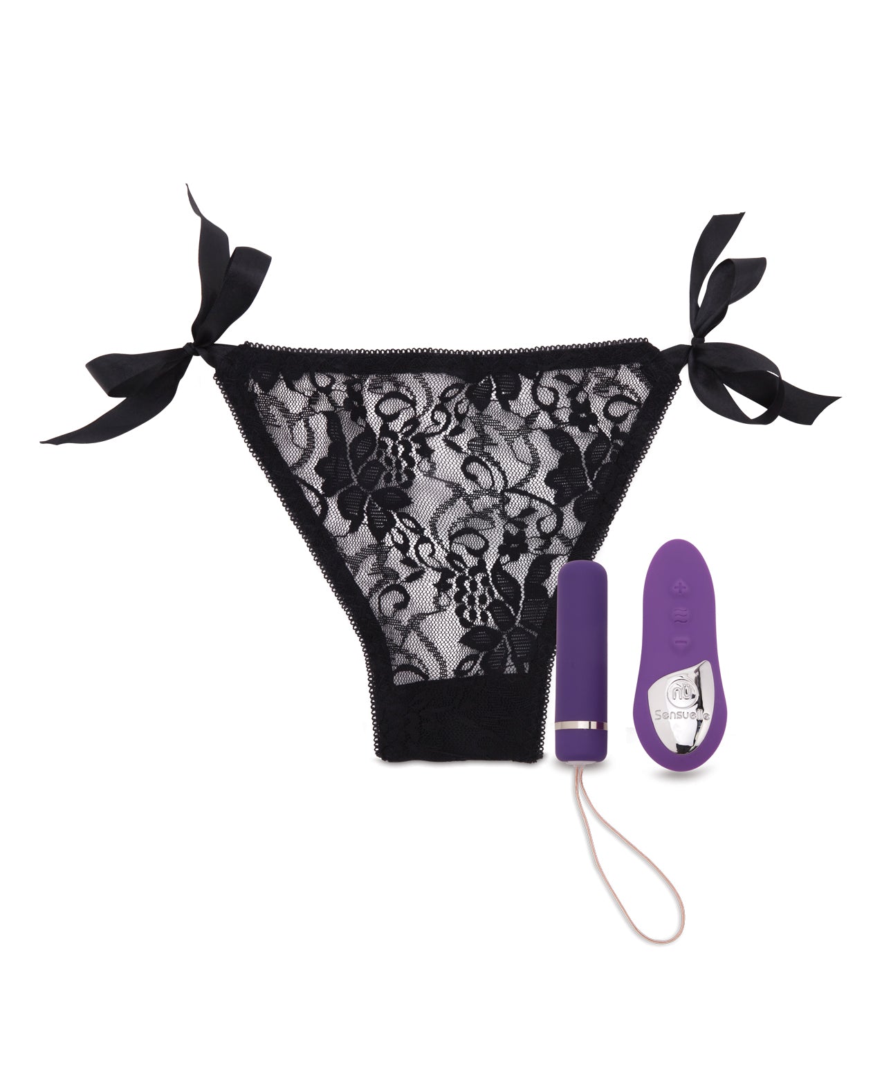 Nu Sensuelle Pleasure Panty Bullet w/Remote Control 15 Function - Purple