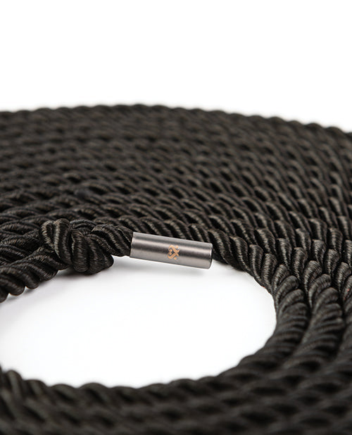 Sei Mio Knot in Control 10 m Silky Bondage Rope - Black