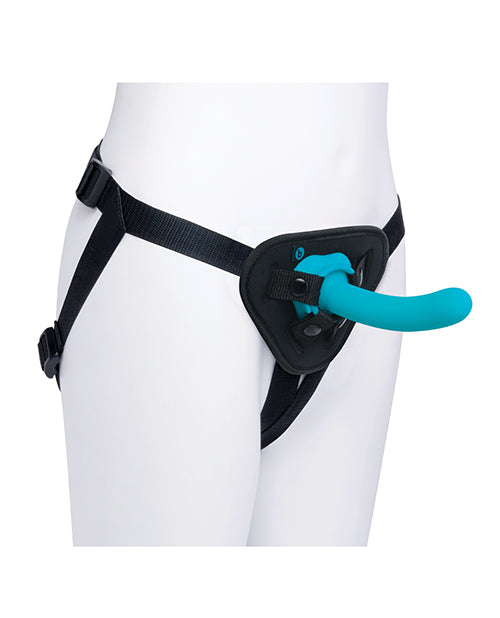 B-Vibe Every Body Strap-On Harness Set With 6" Silicone Dildo Peg