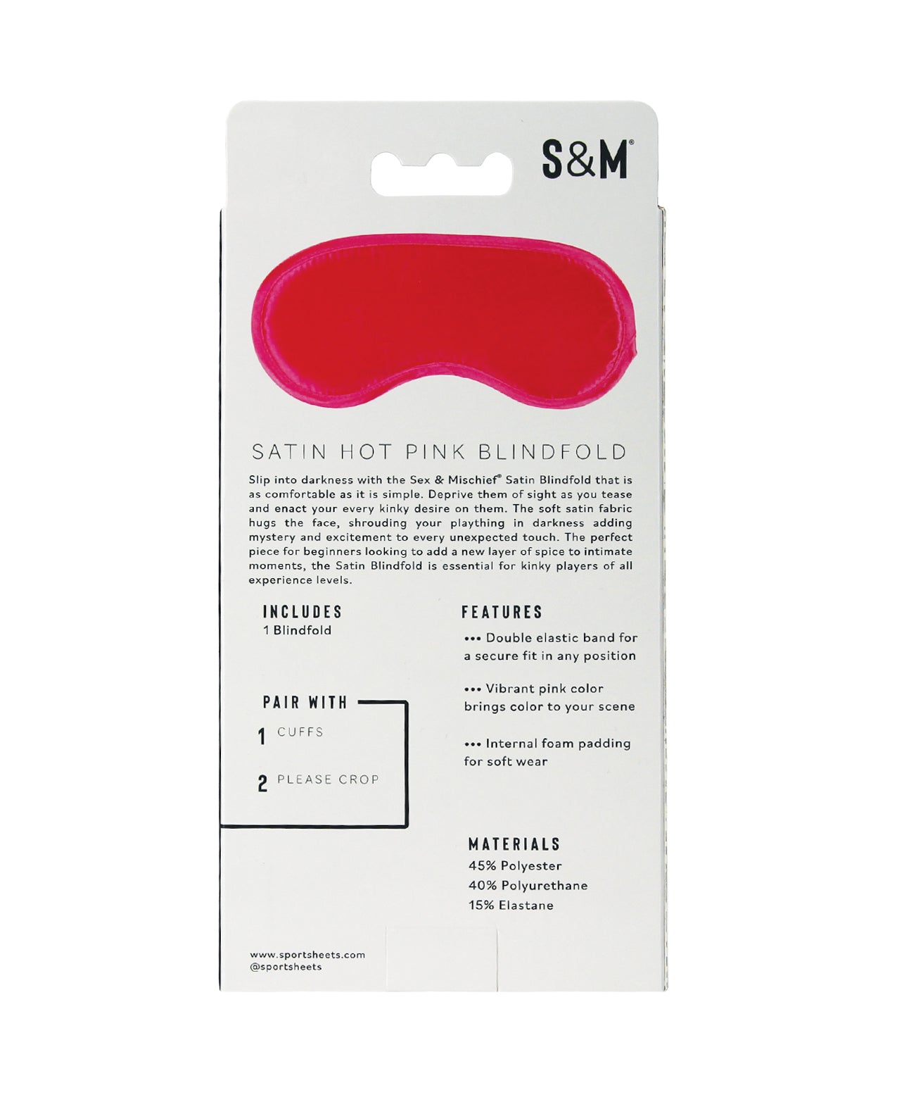 Sex & Mischief Satin Blindfold